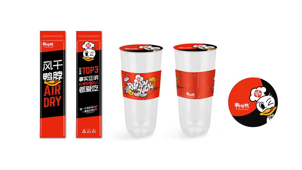辣怪鴨鹵味餐飲品牌設計案例