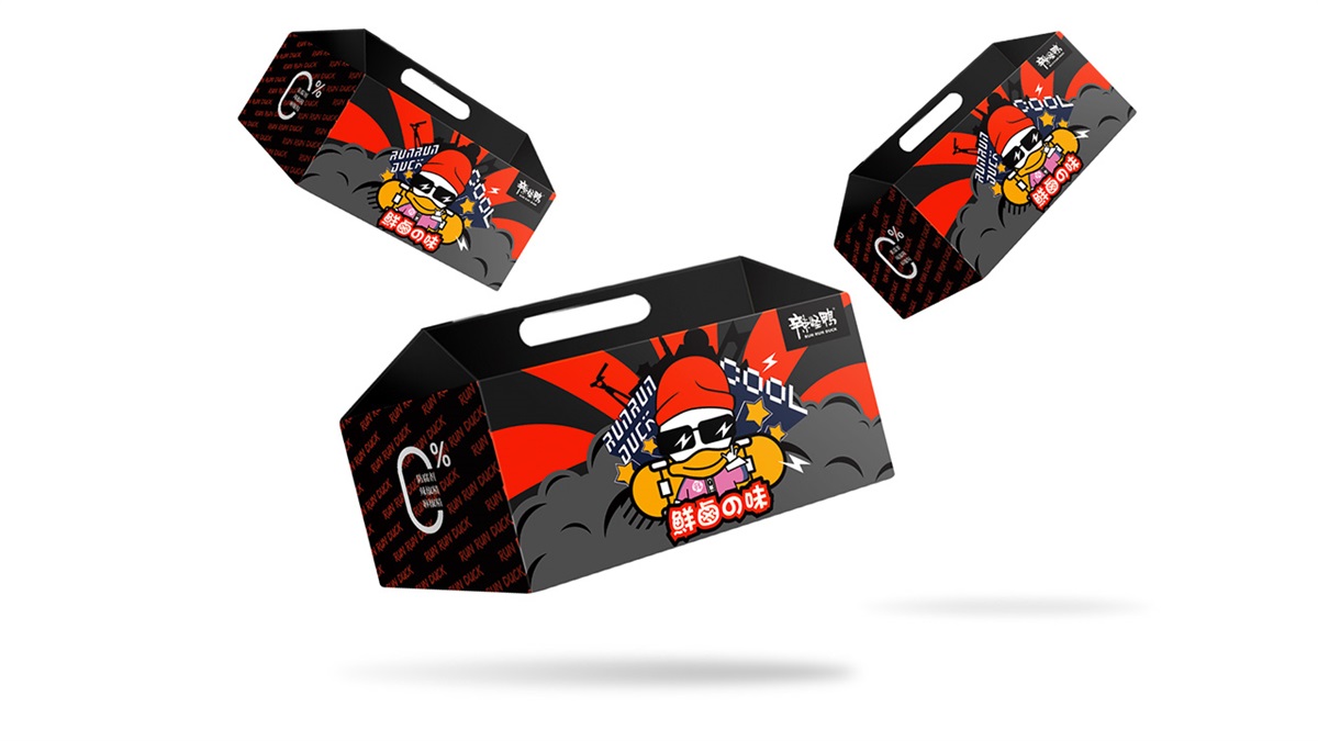 辣怪鴨鹵味餐飲品牌設計案例