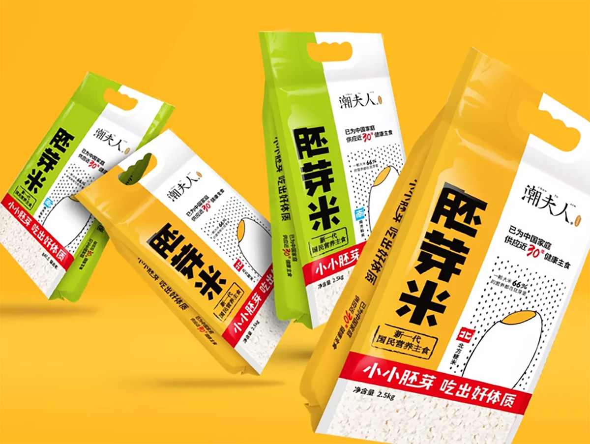 潮夫人·胚芽米品牌設計案例