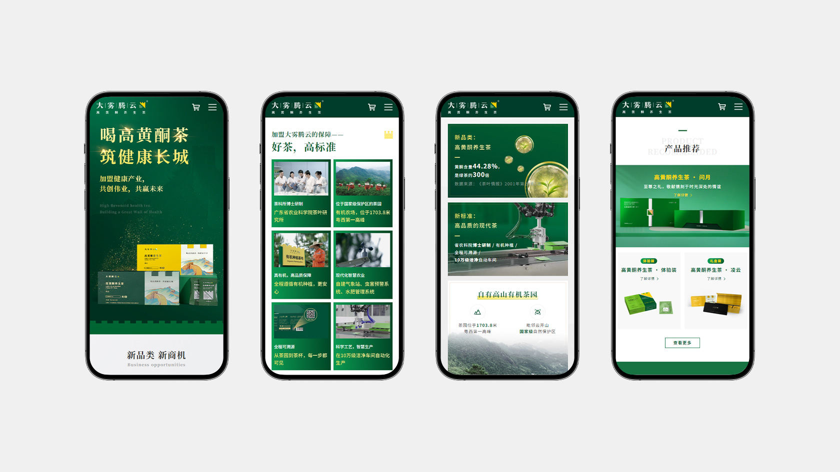 大霧騰云高黃酮茶網(wǎng)站設(shè)計